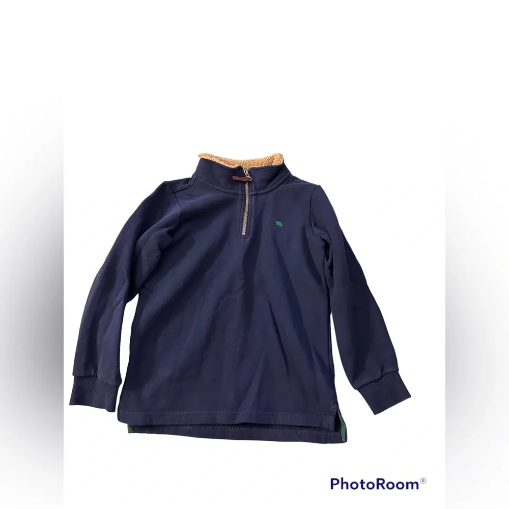 Carter’s Boy’s Quarter Zip Pullover Sweater in Navy Blue | Size: 8